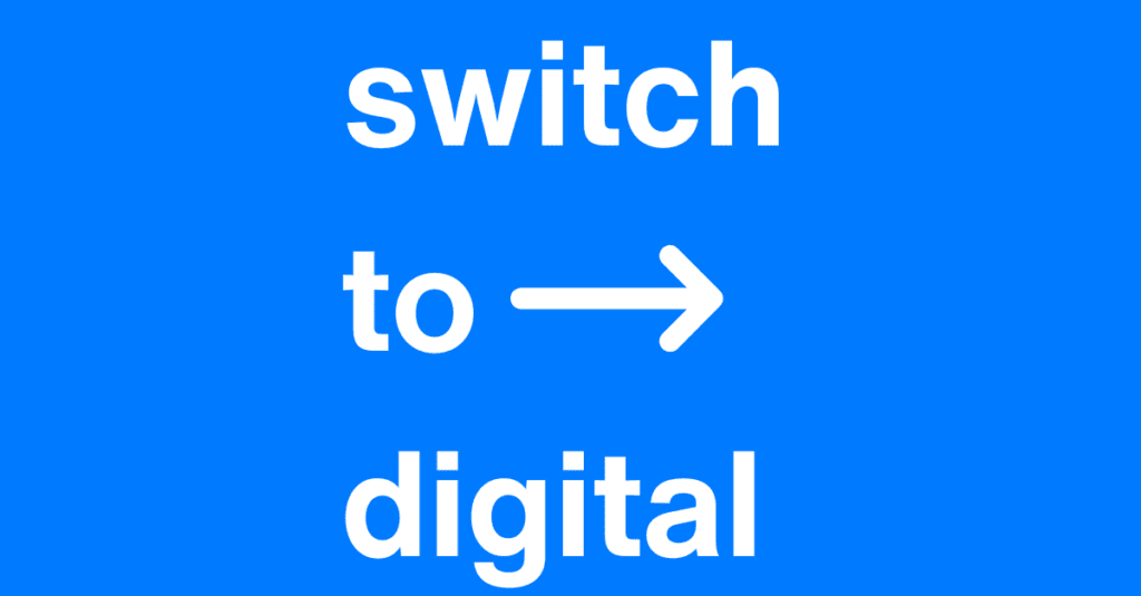 Switch to Digital: door én voor zij-instromers 