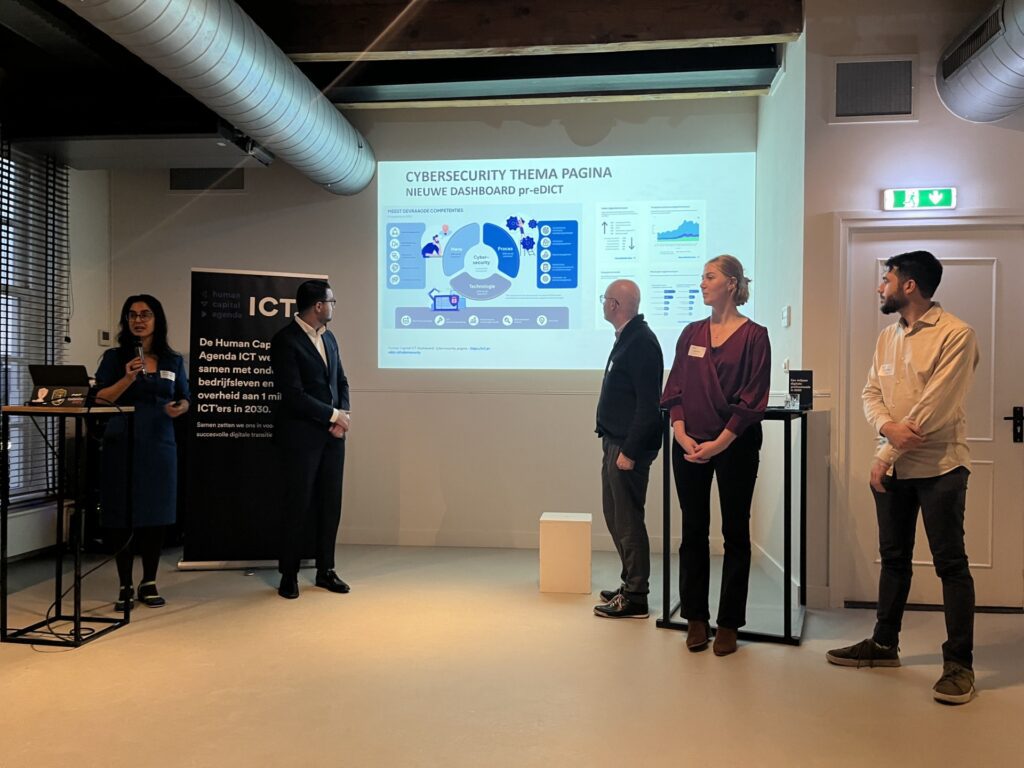 Lancering van het HCA Cybersecurity onderwijs en arbeidsmarkt dashboard